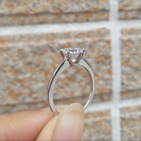 2ct Lab Simulated Diamond Ring Set - Picture 5 of 10